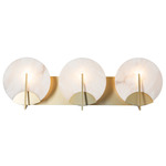 Callisto Bathroom Vanity Light - Modern Brass / Alabaster