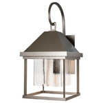 Dorset Outdoor Dark Sky Wall Sconce - Coastal Dark Smoke / Seeded Clear