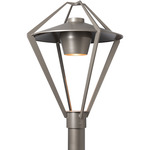Stellar Outdoor Dark Sky Post Light - Coastal Burnished Steel / Coastal Burnished Steel