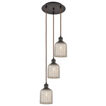 Bridal Veil 113B Multi Light Pendant - Oil Rubbed Bronze / Mercury