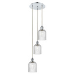 Bridal Veil 113B Multi Light Pendant - Polished Chrome / Seedy