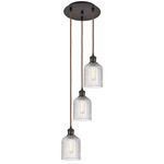 Bridal Veil 113B Multi Light Pendant - Oil Rubbed Bronze / Clear