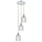 Bridal Veil 113B Multi Light Pendant - Polished Chrome / Clear