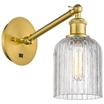 Ballston Bridal Veil Wall Light - Satin Gold / Clear