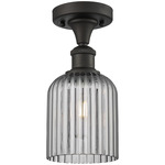 Ballston Bridal Veil Semi Flush Ceiling Light - Oil Rubbed Bronze / Smoke