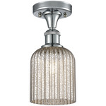 Ballston Bridal Veil Semi Flush Ceiling Light - Polished Chrome / Mercury