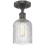 Ballston Bridal Veil Semi Flush Ceiling Light - Oil Rubbed Bronze / Clear