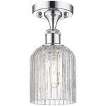 Ballston Bridal Veil Semi Flush Ceiling Light - Polished Chrome / Clear