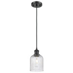 Bridal Veil 516 Cord Pendant - Matte Black / Seedy
