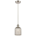 Bridal Veil 516 Cord Pendant - Brushed Satin Nickel / Mercury