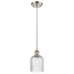 Bridal Veil 516 Cord Pendant - Brushed Satin Nickel / Seedy