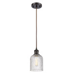 Bridal Veil 516 Cord Pendant - Oil Rubbed Bronze / Clear