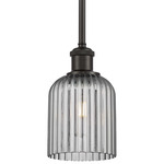 Bridal Veil 516 Stem Pendant - Oil Rubbed Bronze / Light Smoke