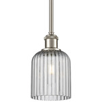 Ballston Color Bridal Veil Pendant - Satin Nickel / Light Smoke