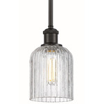 Ballston Stem Hung Bridal Veil Pendant - Oil Rubbed Bronze / Clear