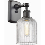 Ballston Color Bridal Veil Wall Sconce - Oil Rubbed Bronze / Clear
