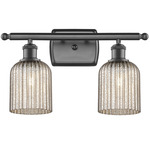 Ballston Bridal Veil Bathroom Vanity Light - Oil Rubbed Bronze / Mercury
