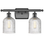 Ballston Bridal Veil Bathroom Vanity Light - Oil Rubbed Bronze / Clear