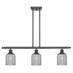 Bridal Veil 516 Linear Chandelier - Oil Rubbed Bronze / Light Smoke