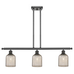 Bridal Veil 516 Linear Chandelier - Oil Rubbed Bronze / Mercury