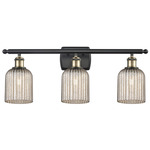 Bridal Veil 516 Bathroom Vanity Light - Black / Antique Brass / Mercury