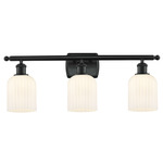 Bridal Veil 516 Bathroom Vanity Light - Matte Black / Gloss White
