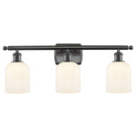 Bridal Veil 516 Bathroom Vanity Light - Oil Rubbed Bronze / Gloss White