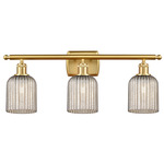 Bridal Veil 516 Bathroom Vanity Light - Satin Gold / Mercury