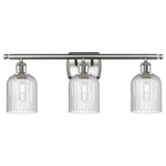 Bridal Veil 516 Bathroom Vanity Light - Brushed Satin Nickel / Seedy