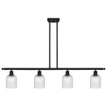 Bridal Veil 516 Linear Chandelier - Matte Black / Seedy