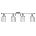 Bridal Veil 516 Bathroom Vanity Light - Polished Nickel / Clear