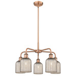 Bridal Veil 516 Chandelier - Antique Copper / Mercury