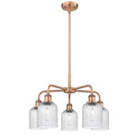 Bridal Veil 516 Chandelier - Antique Copper / Seedy