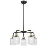 Bridal Veil 516 Chandelier - Black / Antique Brass / Seedy