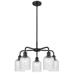 Bridal Veil 516 Chandelier - Matte Black / Seedy