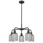 Bridal Veil 516 Chandelier - Oil Rubbed Bronze / Light Smoke