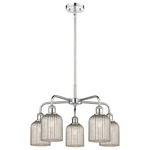 Bridal Veil 516 Chandelier - Polished Chrome / Mercury