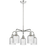 Bridal Veil 516 Chandelier - Polished Chrome / Seedy