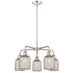 Bridal Veil 516 Chandelier - Polished Nickel / Mercury