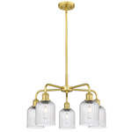 Bridal Veil 516 Chandelier - Satin Gold / Seedy