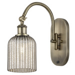 Bridal Veil 518 Swivel Wall Sconce - Antique Brass / Mercury