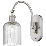 Ballston Bridal Veil Swivel Wall Sconce - Satin Nickel / Seedy