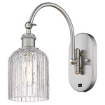 Bridal Veil 518 Swivel Wall Sconce - Satin Nickel / Clear