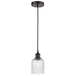 Edison Bridal Veil 616 Cord Pendant - Oil Rubbed Bronze / Seedy