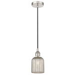 Edison Bridal Veil 616 Cord Pendant - Polished Nickel / Mercury