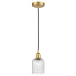 Edison Bridal Veil 616 Cord Pendant - Satin Gold / Seedy