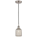 Edison Bridal Veil 616 Cord Pendant - Brushed Satin Nickel / Mercury