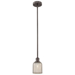 Edison Bridal Veil 616 Stem Pendant - Oil Rubbed Bronze / Mercury
