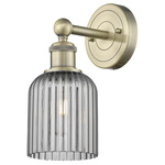 Bridal Veil 616 Wall Sconce - Antique Brass / Smoke