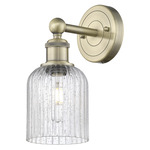 Bridal Veil 616 Wall Sconce - Antique Brass / Clear Seedy